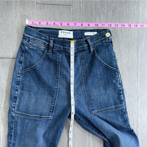 Frame Denim Le Flare De Francoise Jean Size 28 Sunnyslope Flare High Rise LFF899 - Picture 15 of 16